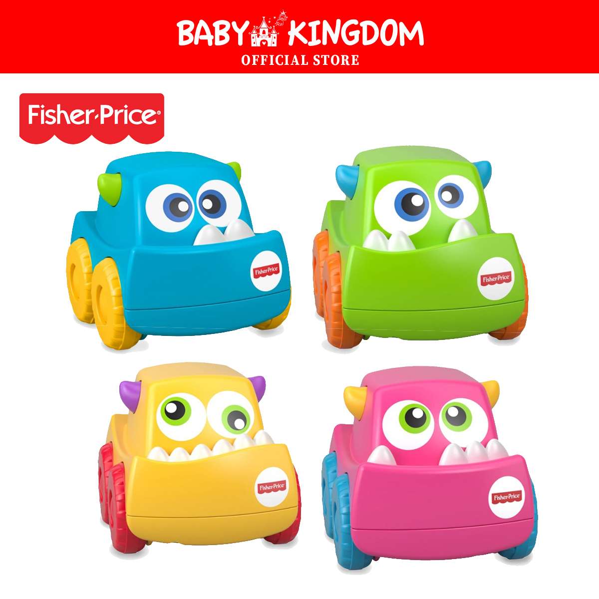 Fisher Price Mini Monster Truck 1pc (Random Color)