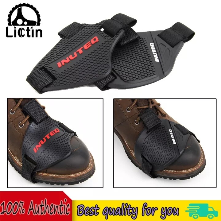 LICTIN Motorcycle Gear Shift Pad Adjustable Motorcycle Shoe Cover Durable and Lightweight Boot Protector Suitable for Riding Motorcycle Accessories