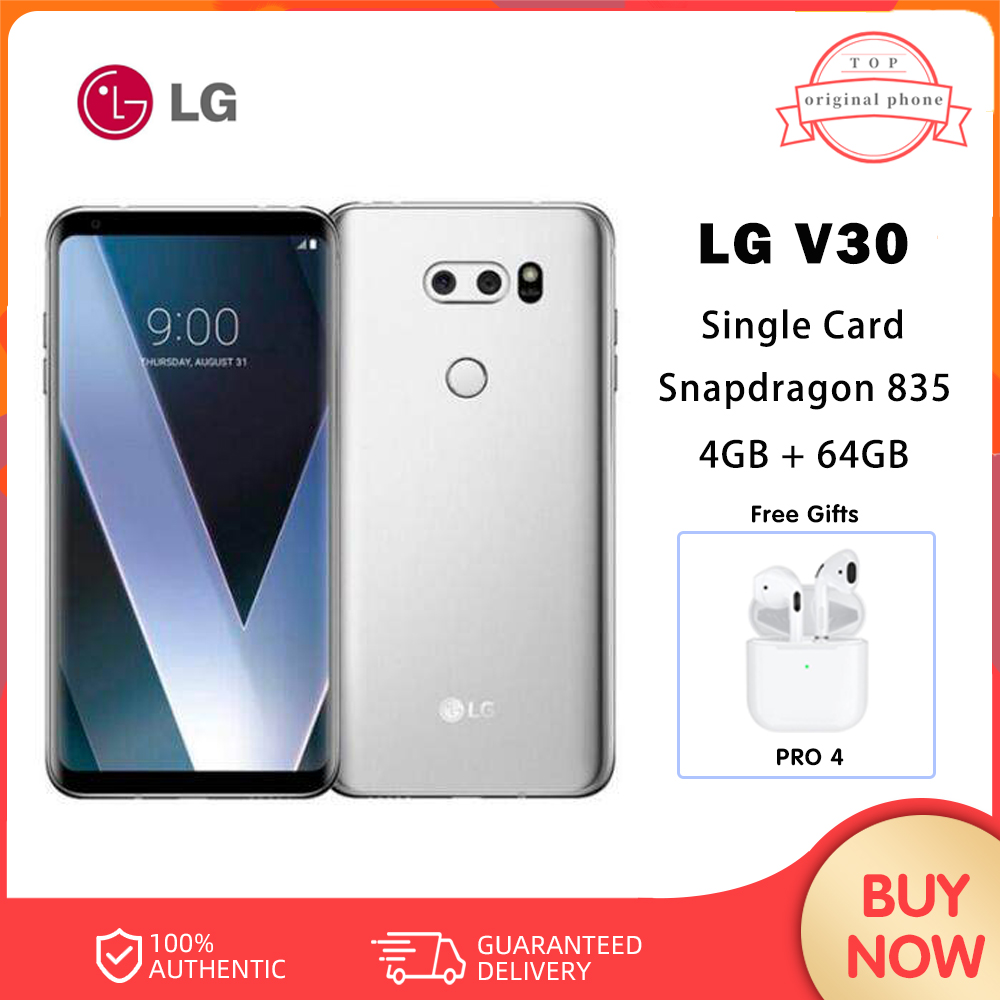 LG V30 Octa Core 6.0 inches 4GB RAM 64GB ROM Smartphone Rear Camera 16.0MP 3 Camera LTE Fingerprint Unlocked Cellphone
