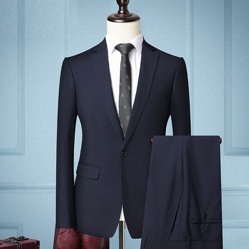 Men's suit 2-piece set (jacket + pants) Slim professional wear