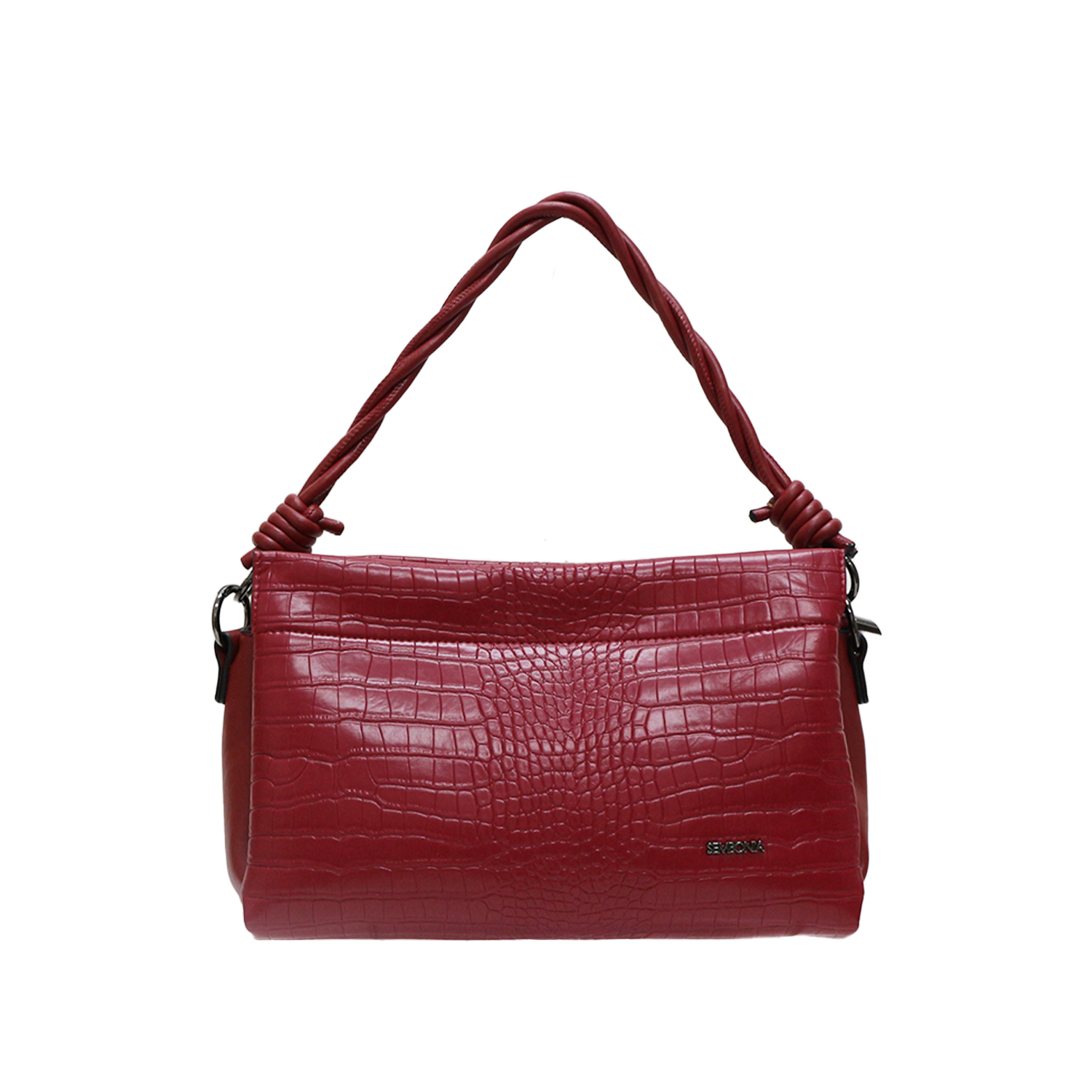 SEMBONIA EMBOSSED CROC PRINT SHOULDER BAG 63568-001