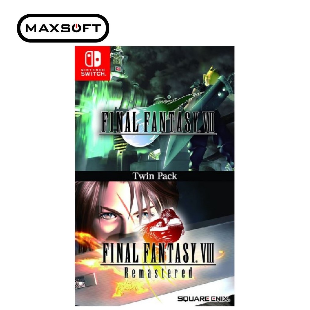 Final Fantasy 7 & Final Fantasy 8 Remastered Twin Pack - Nintendo Switch