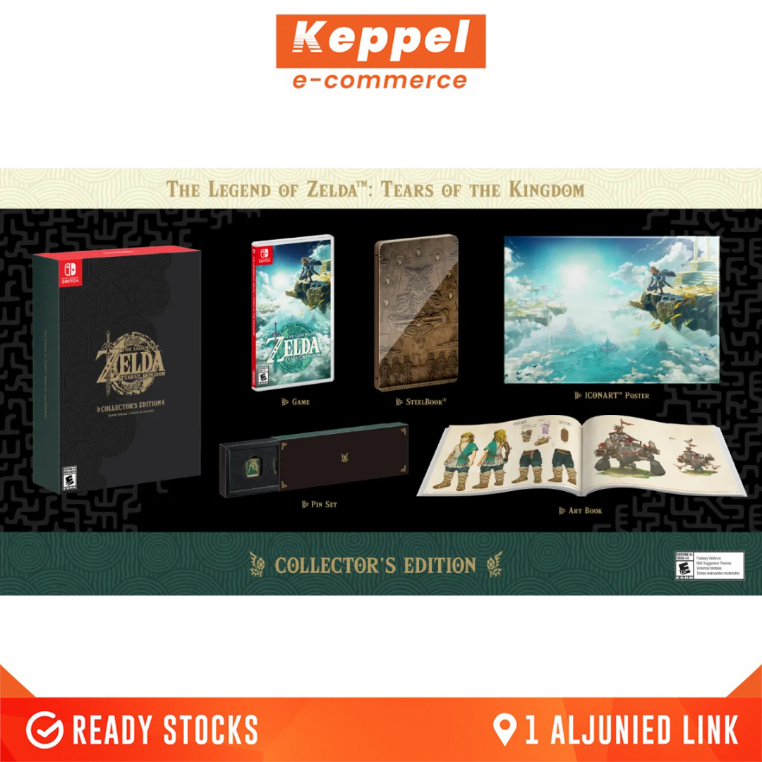 PRE-ORDER Switch The Legend of Zelda: Tears of the Kingdom Collector's Edition - Launch Date: 18 August 2023