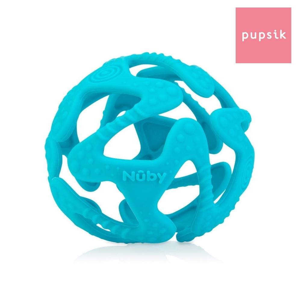 Nuby Tuggy Teething Ball (4 Colours)