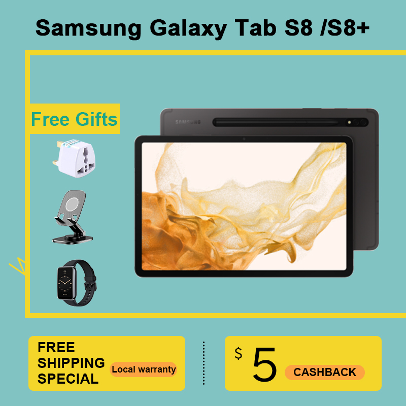 Samsung galaxy tab s8 / samsung galaxy tab s8+ wifi set Samsung tab s8+ locally warranty in stock