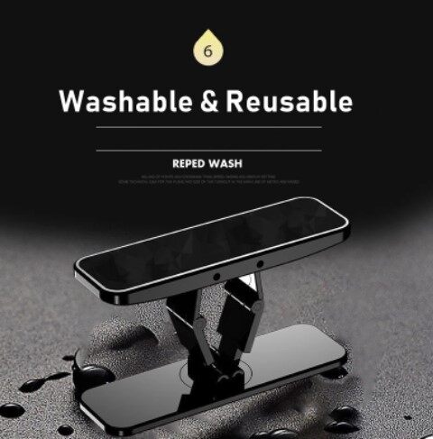 KISSCASE Universal Metal Phone Stand 360 Rotate Kickstand Adjustable Mini Folding Desk Mount Holder for IPhone Samsung Phone Ipad Tablet