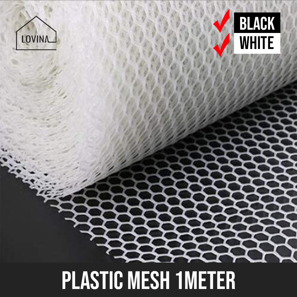 SG PVC Plastic Mesh - Multipurpose Safety Protective Net - Pet & Cat Proof Netting For Window Gate Door Fence Balcony Dog Baby Safety Security
