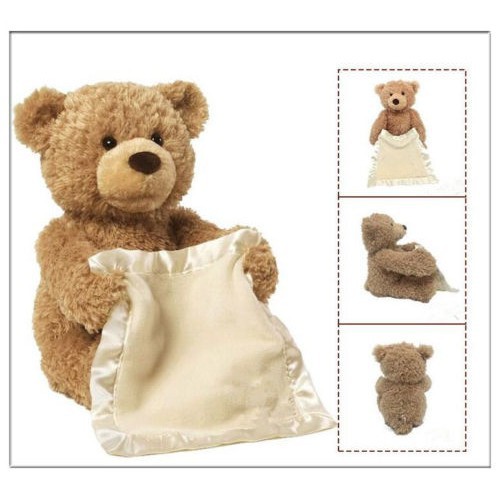 Teddy Bear Peek a Boo Play Hide And Seek Lovely Cartoon Birthday Gift Cute Musi