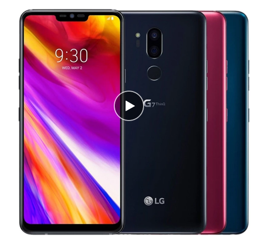 Original LG G7 ThinQ G710N 6.1 Inches Octa Core 4GB RAM 64GB/128GB ROM LTE 4G 16MP Dual Rear Camera Android Unlocked Cellphone
