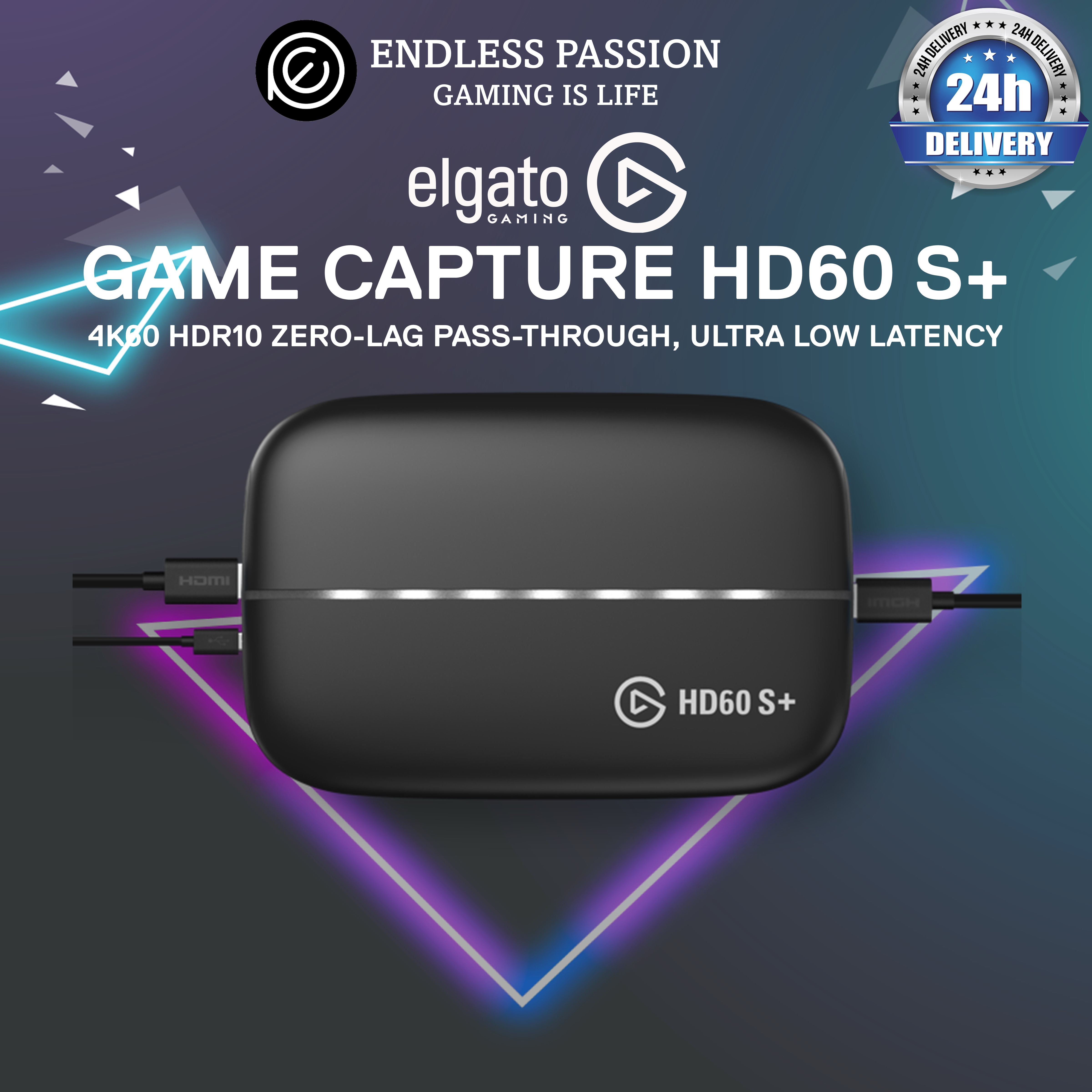 Elgato Game Capture HD60 S+ - CS-10GAR9901