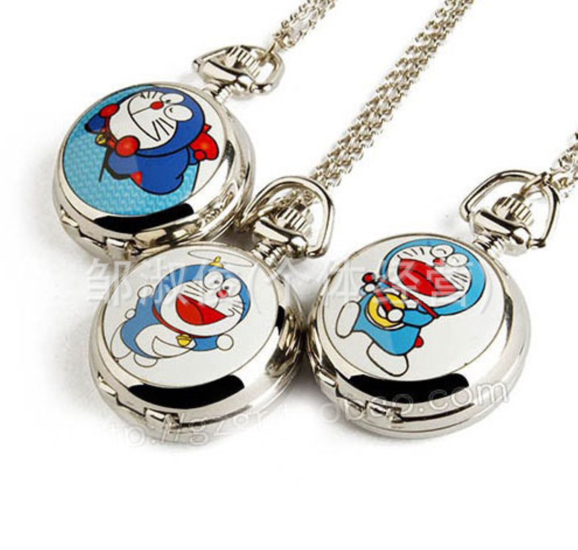 【May】 pocket watch pendant white steel enamel Doraemon Jingle hanging factory direct sales biao
