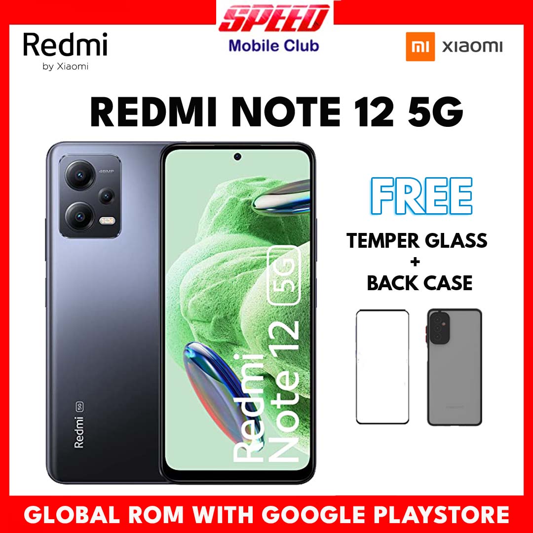 Xiaomi Redmi Note 12 5G | 6GB+128GB | NFC | Global ROM | Brand New With Warranty | FREE TEMPER GLASS+BACK CASE OR DISCOUNT PRICE